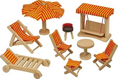 Goki tuinset poppenhuis - thumbnail