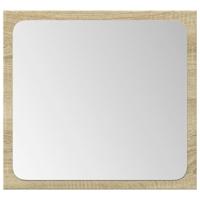 4-delige Badkamermeubelset bewerkt hout sonoma eikenkleurig - thumbnail