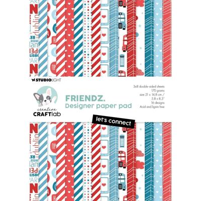 Creative Craftlab Creative craft lab • friendz designer paper pad let's connect