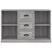 Dressoir 104,5x35,5x67,5 cm bewerkt hout sonoma grijs - thumbnail