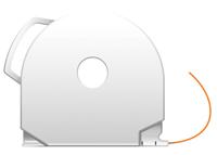 3D Systems CubePro filament PLA cartridge neon oranje (origineel) - thumbnail