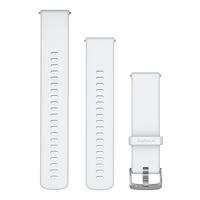 Garmin Quick Release Bens (22mm), geschikt voor geselecteerde Forerunner-,Venu- en vívoactive smartwatch series, Originele accessoire, Silicone, Whitestone with Silver Hardware - thumbnail