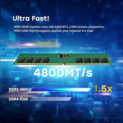Transcend jm4800asg-8g jetram ddr5, 8gb, so-dimm, 4800 mhz, 1rx16, 1gx16, cl40, 1.1v