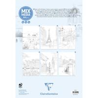 Kleurboek clairefontaine odelia a4 steden - thumbnail