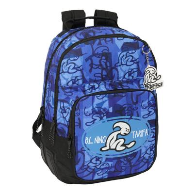 Schoolrugzak El Niño Roller Blauw Zwart 32 x 42 x 15 cm