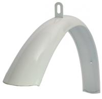 voorspatbord 28 inch staal wit - thumbnail