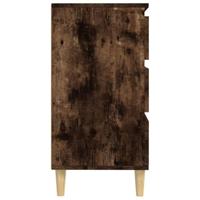 Dressoir 60x35x70 cm bewerkt hout gerookt eikenkleurig - thumbnail