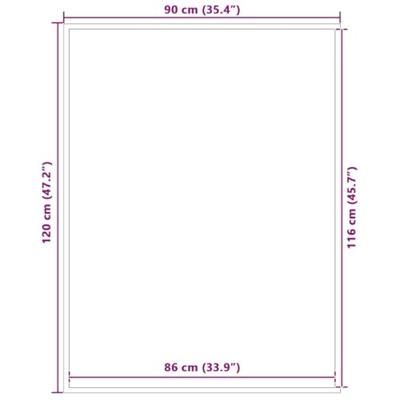 Deurmat 90x120 cm bruin Deurmat 90x120 cm bruin