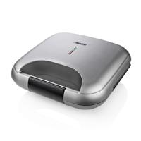 Princess 127003 Sandwichmaker Zwart/Zilver - thumbnail