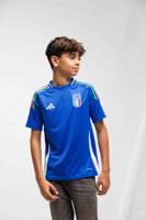 Italië Shirt Thuis Junior 2024-2026 - Maat 128 - Kleur: Blauw | Soccerfanshop - thumbnail