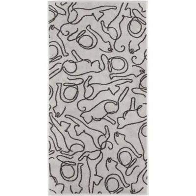 Cawö Cawö Cute Cats 6264 Gastendoekje 30x50 platin/basalt