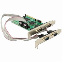 DeLOCK PCI Card 4x Serial interface kaart - thumbnail