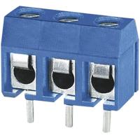 Degson DG301-5.0-03P-12 Klemschroefblok 1.50 mm² Aantal polen 3 Blauw 1 stuk(s) - thumbnail