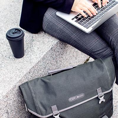 Ortlieb Commuter-Bag Two Urban QL2.1 Voor- en Achtertas 20L Bagagedrager - Grijs Ortlieb Commuter-Bag Two Urban QL2.1 Voor- en Achtertas 20L Bagagedrager - Grijs