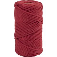 Creativ Company Macrame koord rood, 55m - thumbnail