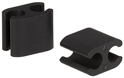 Elvedes kabelclips duo pvc 4,1 mm + 5,0 mm zwart (50 stuks)