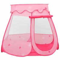 VidaXL Kinderspeeltent 102x102x82 cm roze - thumbnail