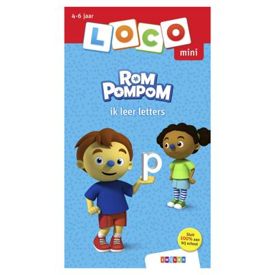 WPG Uitgevers Mini loco - rompompom ik leer letters (4-6 jaar)