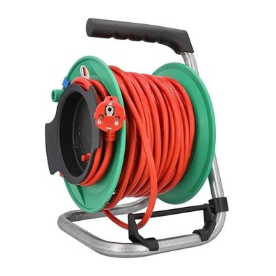 AS Schwabe 12325 Kabelhaspel 50 m Rood Randaarde stekker