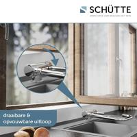 Schutte WINDOW ééngreepsmengkraan keuken met plooibare uitloop | chroom
 24550 - thumbnail