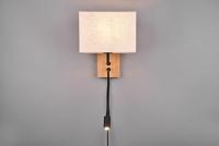 Trio Landelijke wandlampNilam rechthoekige kap - 212870236 - thumbnail