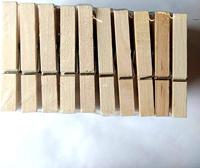 Bursrenmann Wasknijpers Hout 7cm 50 Stuks - thumbnail