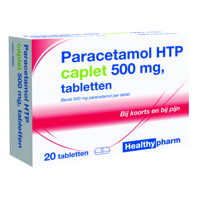 Healthypharm Paracetamol 500mg Caplet 20st - thumbnail