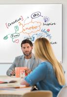 Nobo Impression Pro magnetisch whiteboard, gelakt staal, ft 60 x 45 cm - thumbnail