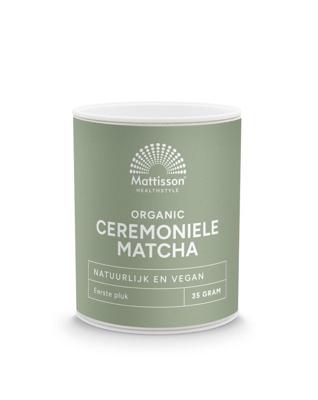 Mattisson HealthStyle Ceremoniële Matcha Poeder Mattisson HealthStyle Ceremoniële Matcha Poeder