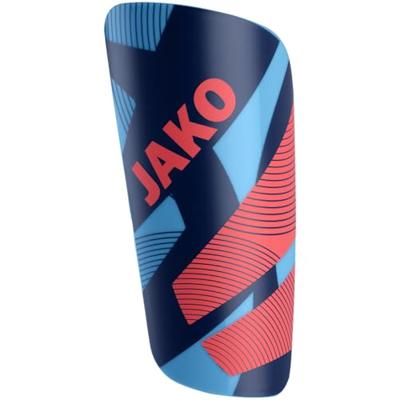 JAKO 2776 Scheenbeschermer River Light - Hemelsblauw/Navy/Koraal - M