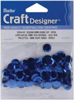 Darice • pailletten rond 8mm 200pcs blauw - thumbnail
