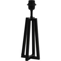 Light & Living Tafellamp 'Miley' 31cm, kleur Mat Zwart (excl. kap) - thumbnail