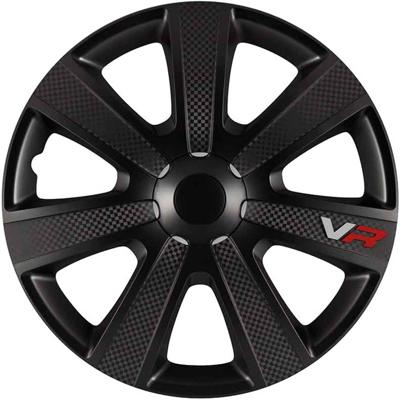 Carpoint wieldoppen vr carbon 14 inch abs zwart set van 4