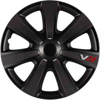 Carpoint wieldoppen vr carbon 14 inch abs zwart set van 4 - thumbnail