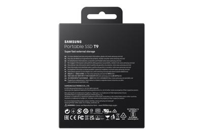 Samsung Portable T9 1 TB Externe SSD harde schijf USB-C, USB-A 3.2 Gen 2 Zwart MU-PG1T0B/EU Samsung Portable T9 1 TB Externe SSD harde schijf USB-C, USB-A 3.2 Gen 2 Zwart MU-PG1T0B/EU