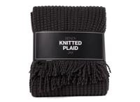 SENZA Plaid Gebreid - 150 x 130 cm - Antraciet - thumbnail