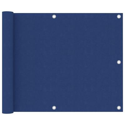 Balkonscherm 75x500 cm oxford stof blauw Balkonscherm 75x500 cm oxford stof blauw