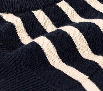 Gestreepte bivakmuts voor baby marineblauw, gestreept Gestreepte bivakmuts voor baby marineblauw, gestreept