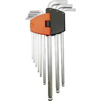 TOOLCRAFT Inbus Haakse schroevendraaierset 1.5 mm, 2 mm, 2.5 mm, 3 mm, 4 mm, 5 mm, 6 mm, 8 mm, 10 mm 9-delig - thumbnail