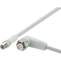 ifm Electronic EVF265 Verbindingskabel Aantal polen (sensoren): 3, 5 Stekker, recht, Bus, haaks 0.3 m 1 stuk(s) - thumbnail
