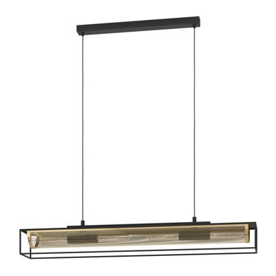 Eglo Landelijke hanglampNohales zwart met goud - 43788