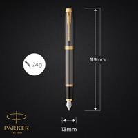 Parker IM Premium vulpen, grijs GT, fijn, giftbox - thumbnail