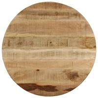 Salontafel 65x32 cm massief ruw mangohout - thumbnail