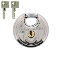 Burg Wächter Circle 21 60 SB Hangslot Verschillend sluitend RVS Hangslot voor profielcilinder - thumbnail