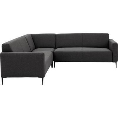 Goossens Bank Key West grijs, stof, 2,5-zits, modern design