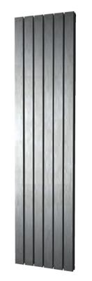 Designradiator Plieger Cavallino Retto Dubbel 1162 Watt Middenaansluiting 180x45 cm Donkergrijs Structuur