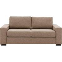 Goossens Bank Lucca bruin, stof, 2,5-zits, stijlvol landelijk - thumbnail