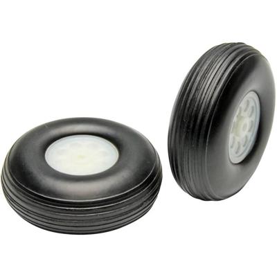 Pichler Modellbau Luchtbanden Met kunststofvelgen 40 mm 2 stuk(s)