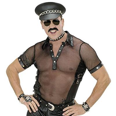 Net T-shirt zwart man