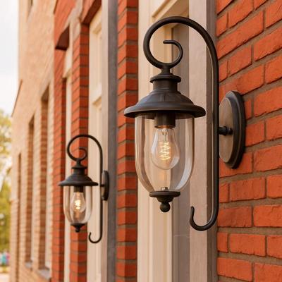 Set van 2 Elzas Muurlamp Rustiek Bruin Set van 2 Elzas Muurlamp Rustiek Bruin